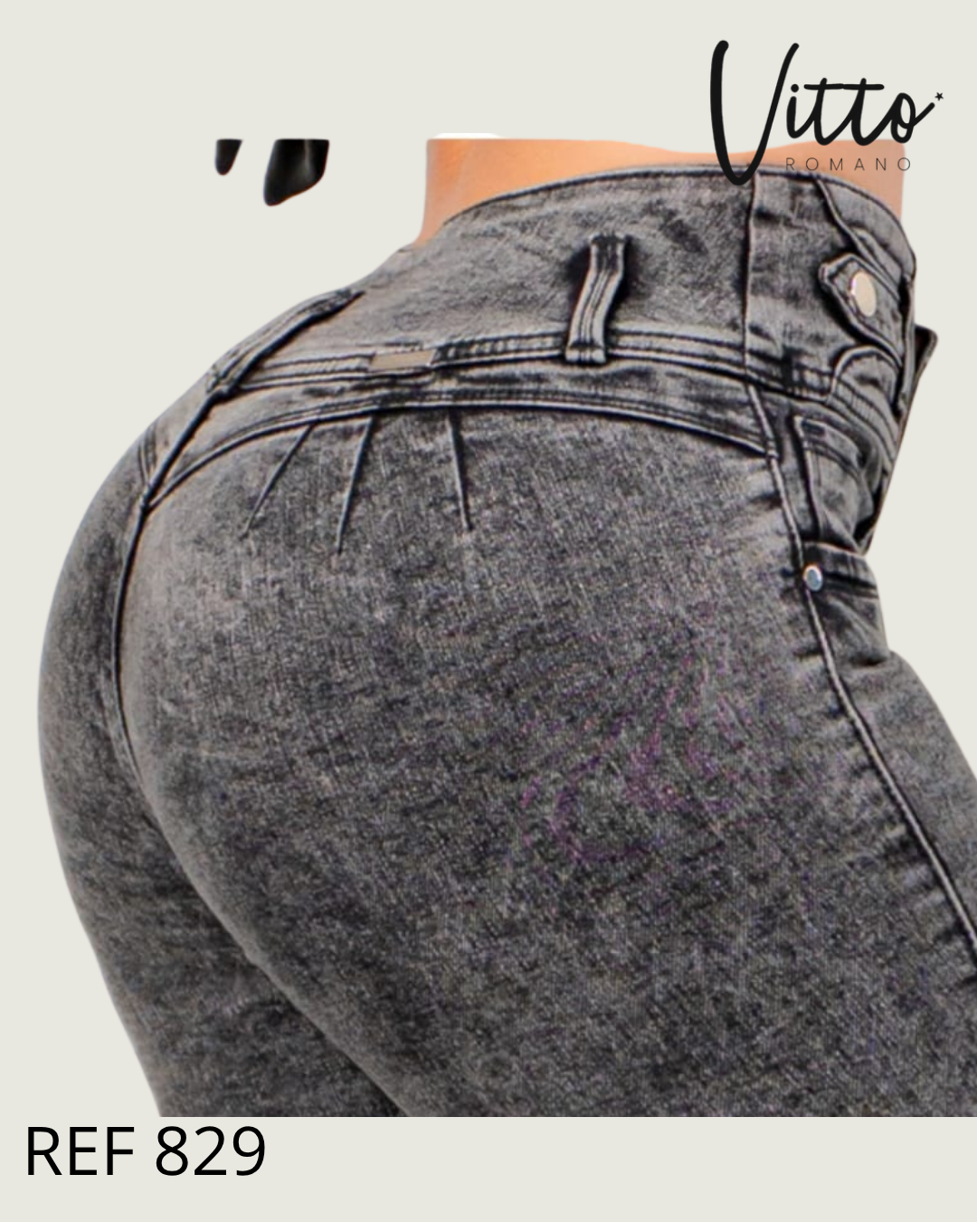 829  jeans skinny,elastico