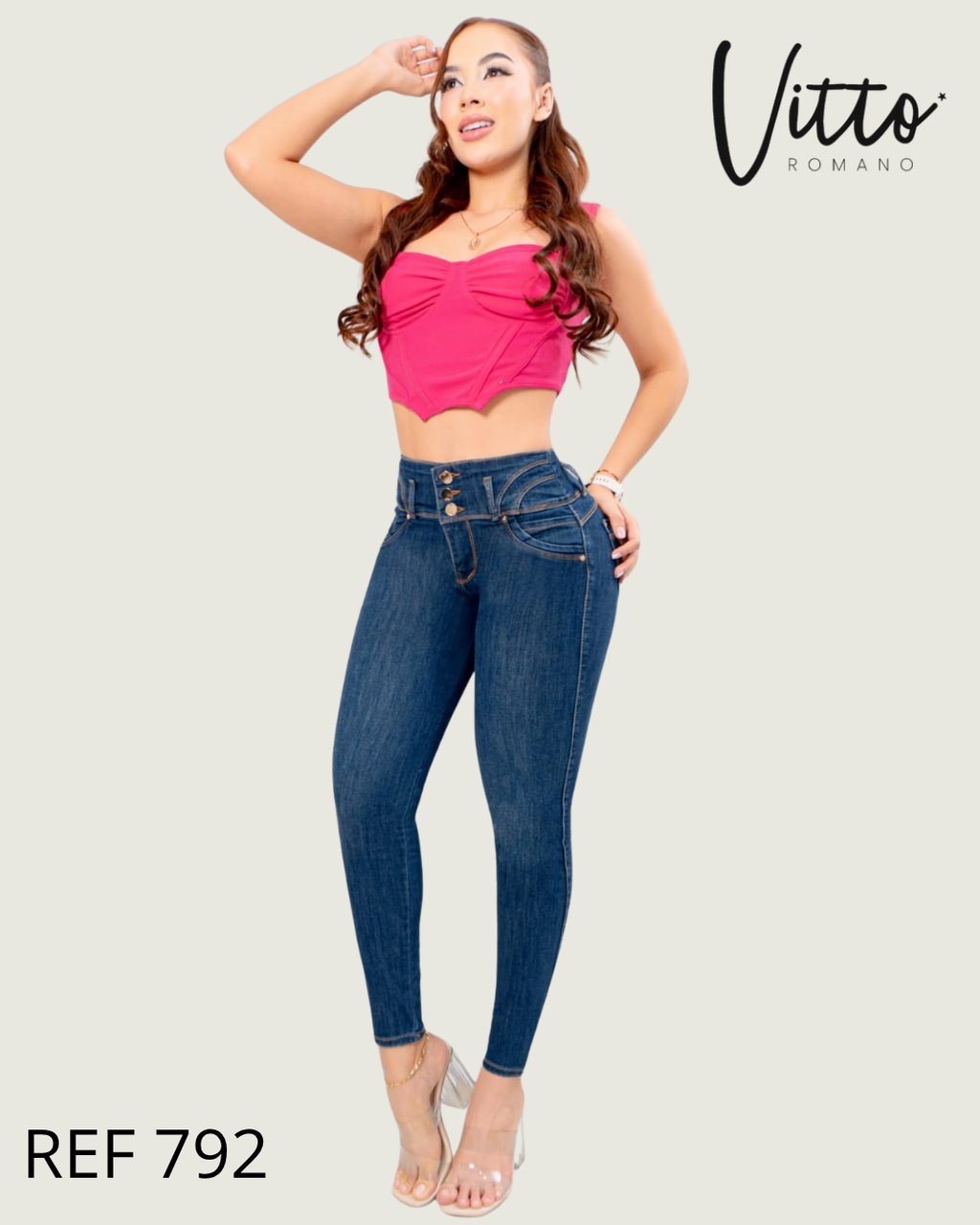 792  Jeans skinny,elastico