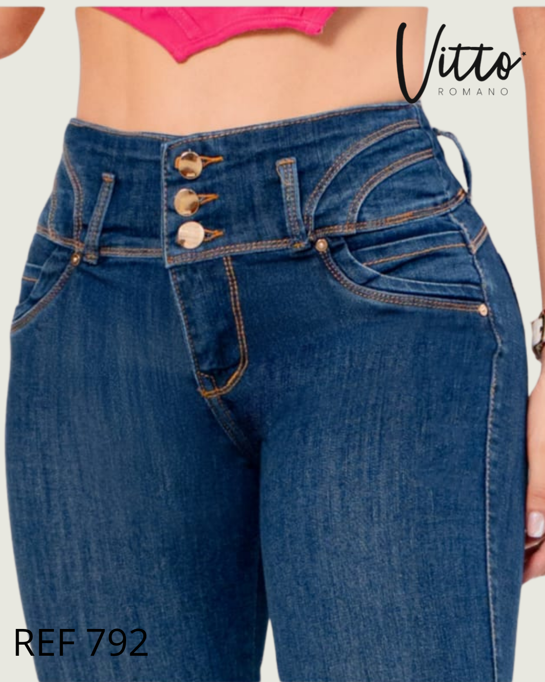 792  Jeans skinny,elastico