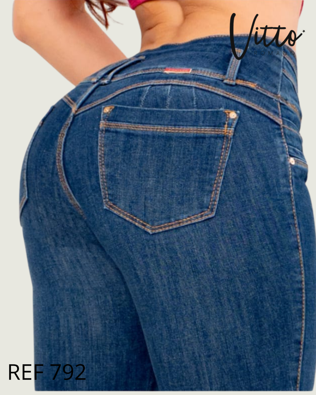 792  Jeans skinny,elastico